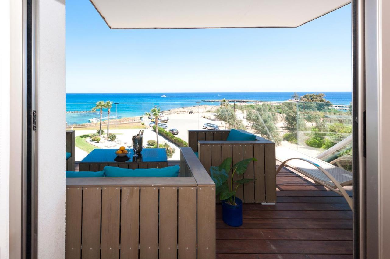 Apartment Marina - Beachfront プロタラス エクステリア 写真